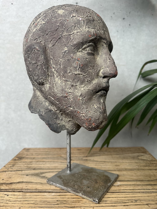 Sculpture en terre cuite - tête