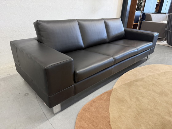 Image 1 of Canapé Pode Senso en cuir noir 235