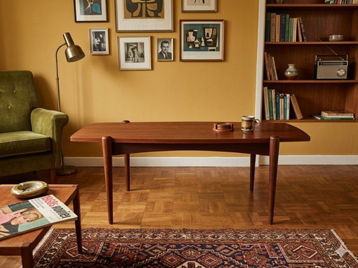 Vintage Creafort Couchtisch mit wendbarer Tischplatte – Mid-Century Modern