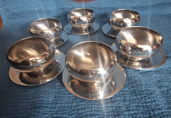 Image 1 of Set tazzine caffè e macedonia acciaio IMCO