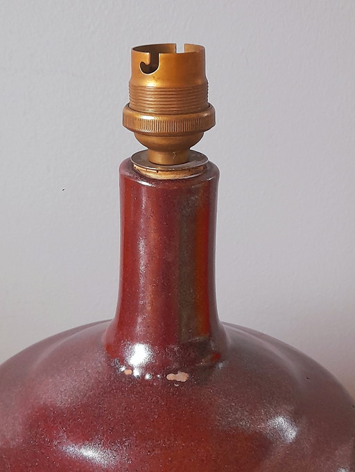 keramische lamp uit de jaren 60