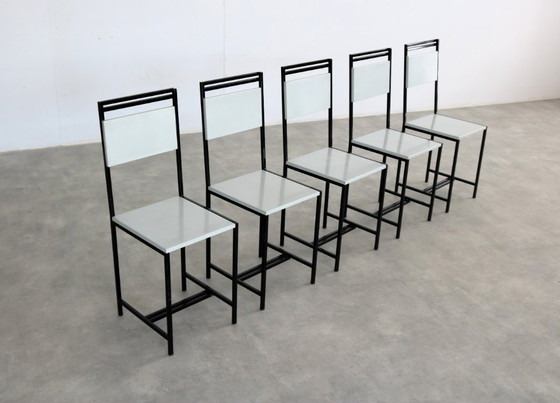 Image 1 of 5x chaises de salle à manger vintage