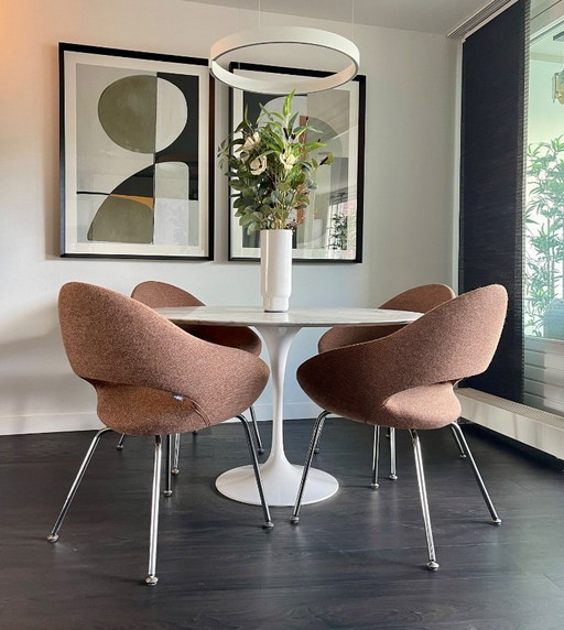 4x Artifort Shark eetkamer stoelen