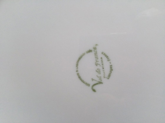 Image 1 of Set piatti per 6 (6 piani + 6 fondi) Val de France Louisiana Porcelaine de Limoges