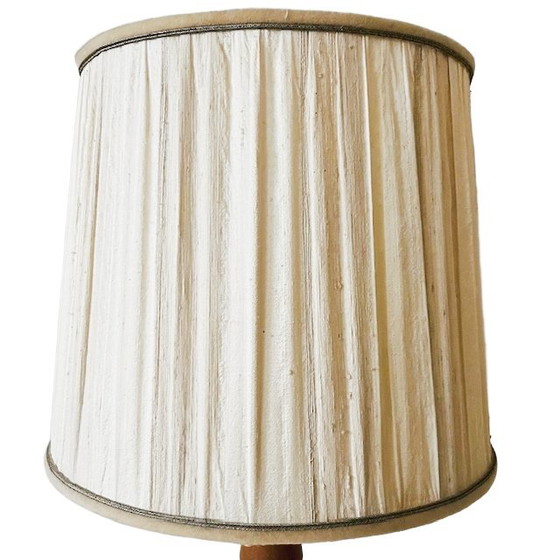 Image 1 of Vintage mid-century Danish design table lamp wood 1960s