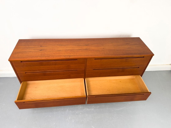 Large Teak Chest of Drawers from Tørring / HJN Møbelfabrik, 1960s – Sideboard, Wood (photo 11 of 25)