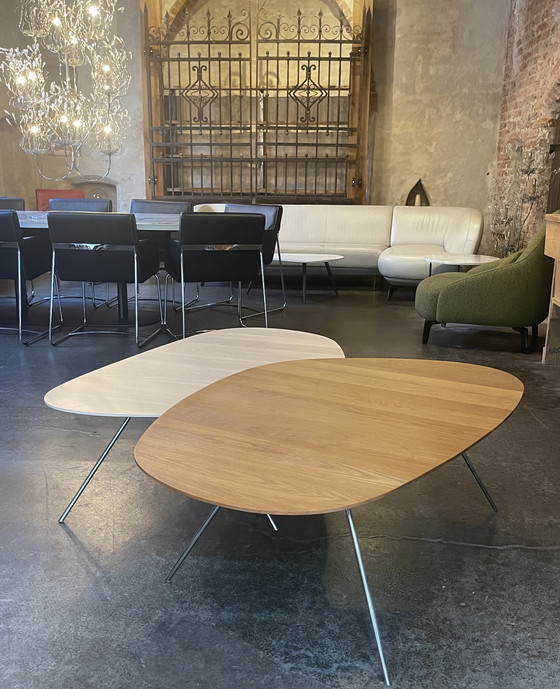 Image 1 of Leolux Liliom salontafel XL eiken white matt NIEUW