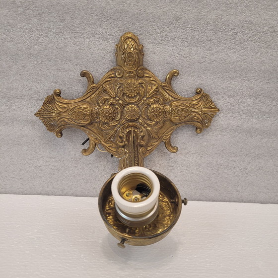 Image 1 of Gilt Bronze Sconce, Louis XVI Style, 19th Century – France