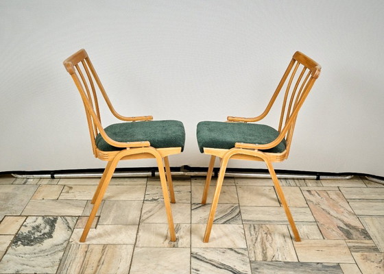 Image 1 of Set of 4 Dining Chairs by Ludvik Volak, 1960s, Czechoslovakia