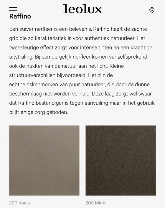 Image 1 of Leolux Mayon 3-seater sofa