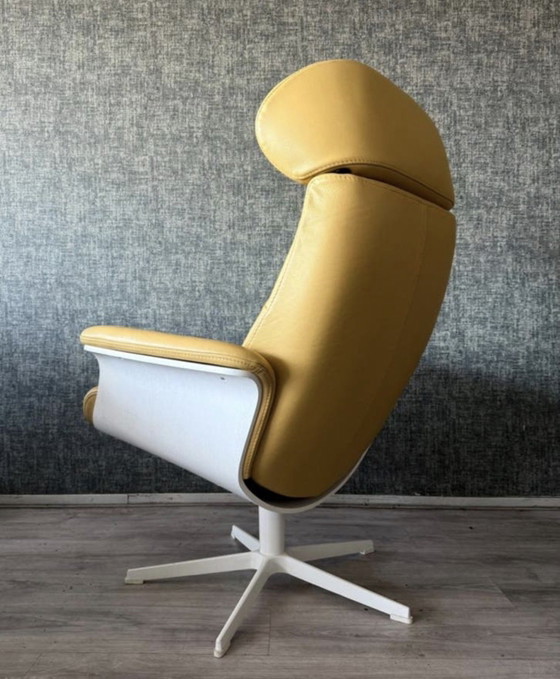 Image 1 of Conform Time Out Lounge-Sessel – Gelbes Leder