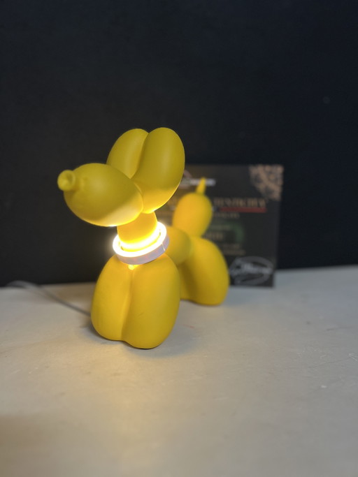 Hund Ballon Gelber Ring Led Lampe Heimdekoration