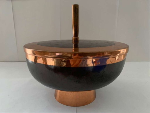 Hans Przyrembel Lidded Box Bonbonniere Marianne Brandt Alfred Lipovec Bauhaus Copper