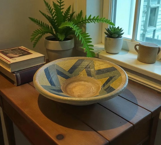 Image 1 of Handbeschilderde schaal