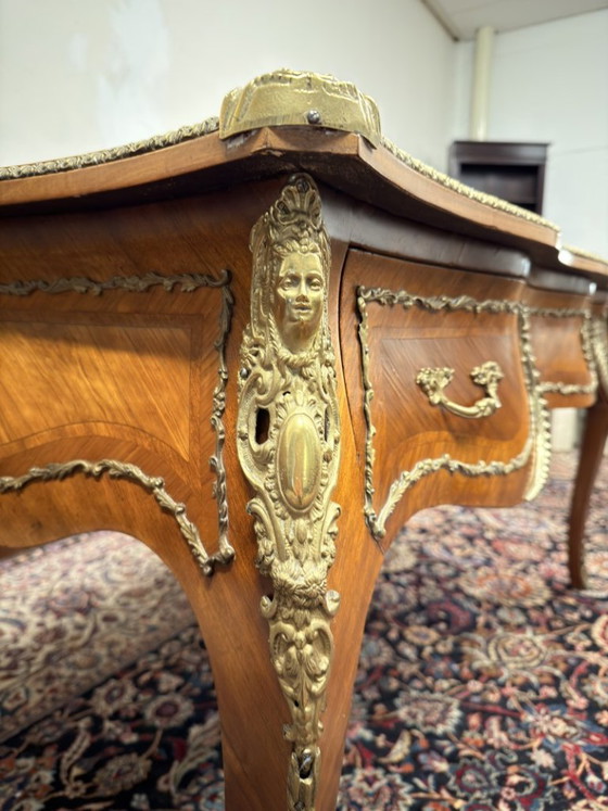 Scrivania antica francese Luigi XIV – Scrivanie, Leather, Wood (photo 11 of 22)