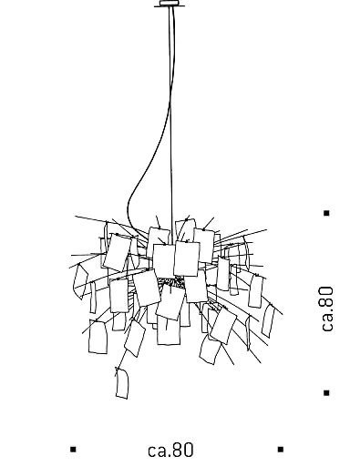 Image 1 of Ingo Maurer Zettel'z 6 Design Hängelampe