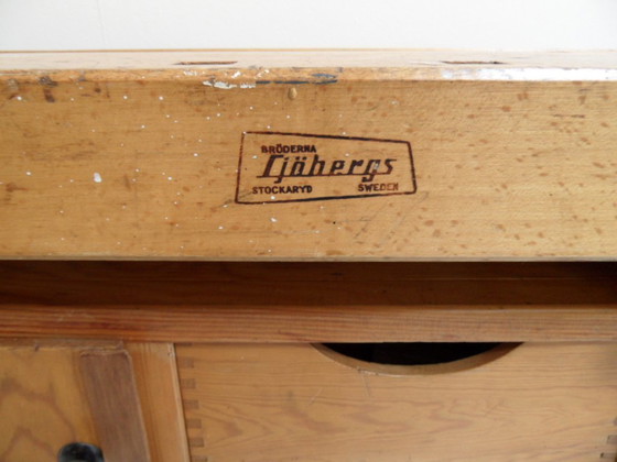 Vintage werkbank – Opbergkast, Hout (photo 6 of 13)