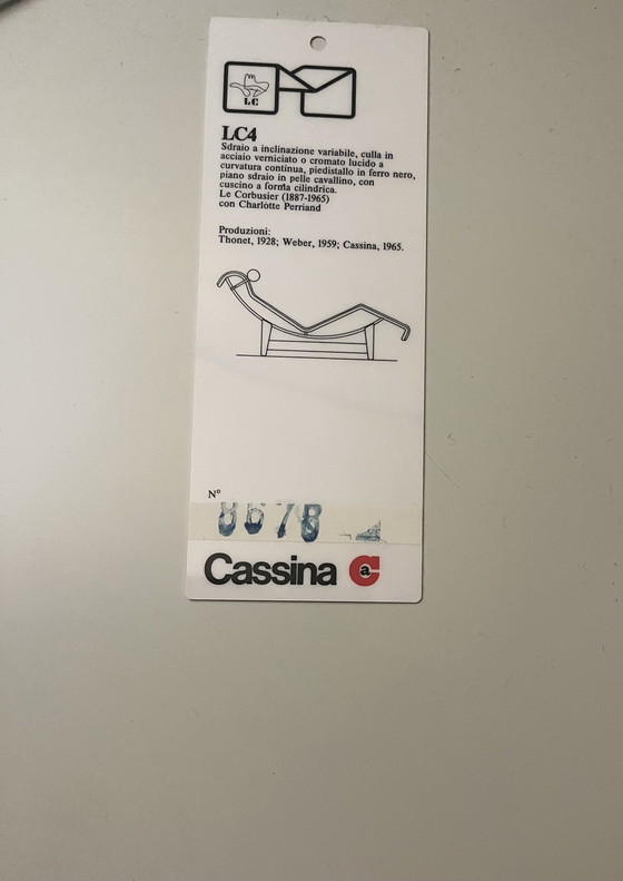 Image 1 of Cassina LC4 antigua, piel de poni original