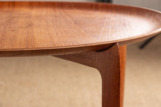 Image 1 of Coffee table, folding, Danish teak, model 4508 by Engholm and Willumsen for Fritz Hansen, 1960s.