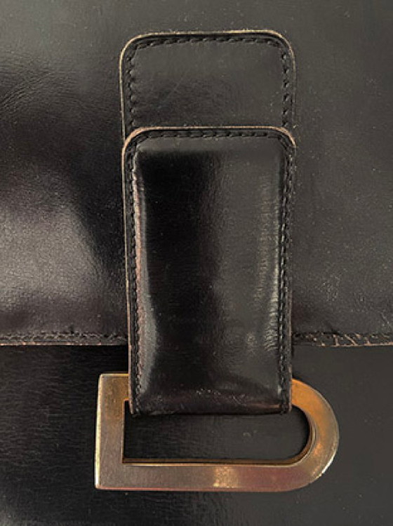 Borsa a mano in pelle nera, modello Delvaux – Altre borse, Calfskin (photo 4 of 5)