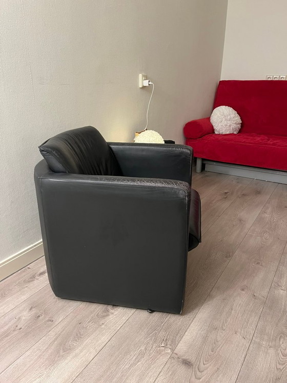 Luxury Leolux Fabio Armchair Black Leather (photo 6 of 7)