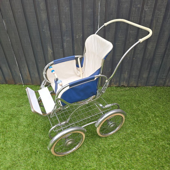 Bellissimo passeggino Disney vintage, anni '50/'60 – Oggetti decorativi, Leather, Metal (photo 11 of 13)
