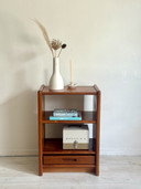 Meuble vintage danois à roulettes audio 1960s