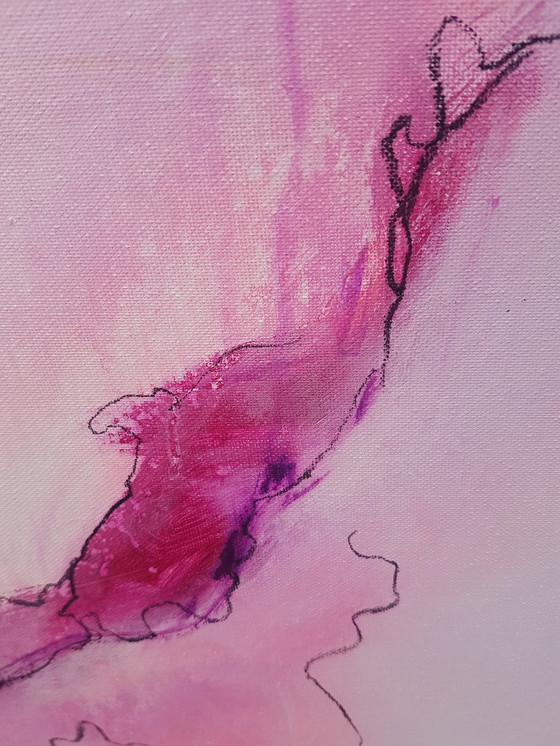 Image 1 of Acrylic painting, My house is caring me