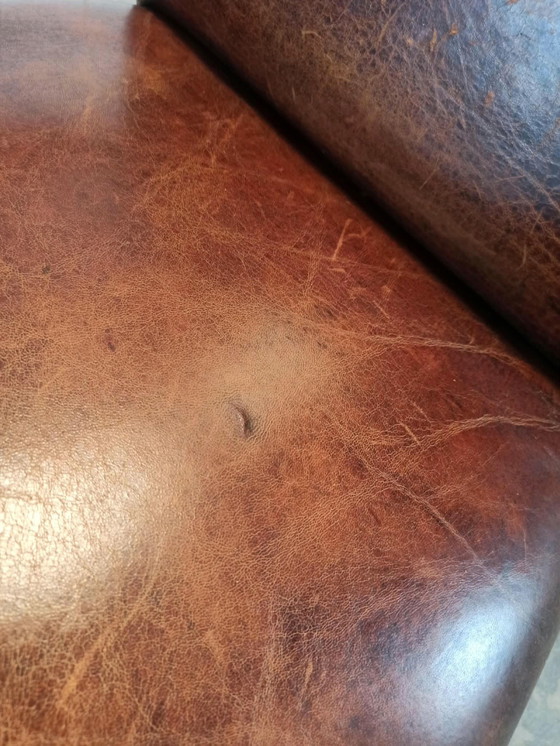 Fauteuil de capitaine pivotant en cuir – Bois (photo 13 of 15)