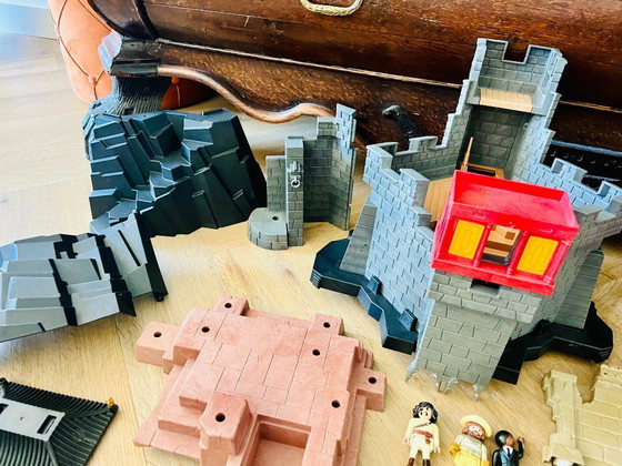 Image 1 of rare Big lot Playmobil dragons castle parts vintage collectible toy + extra