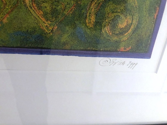 Image 1 of Grande serigrafia incorniciata Clemens Briels