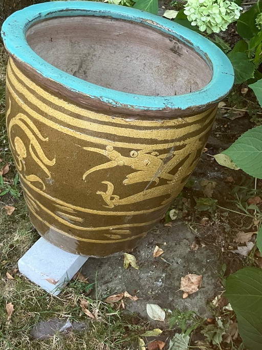 Pot dragon chinois authentique – decoratieve objecten, Other, Ceramic (photo 2 of 5)