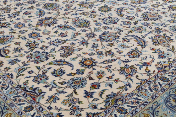 Image 1 of Tappeto persiano Kashan firmato 4,28 x 3,08 Tappeto orientale pregiato n. 1152