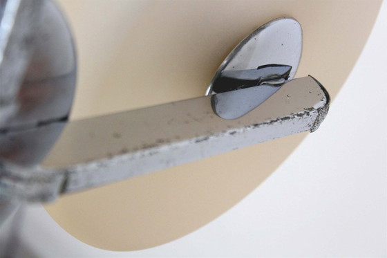 Image 1 of Lámpara de araña Art Déco cromada de ESC Zukov, Checoslovaquia, década de 1930