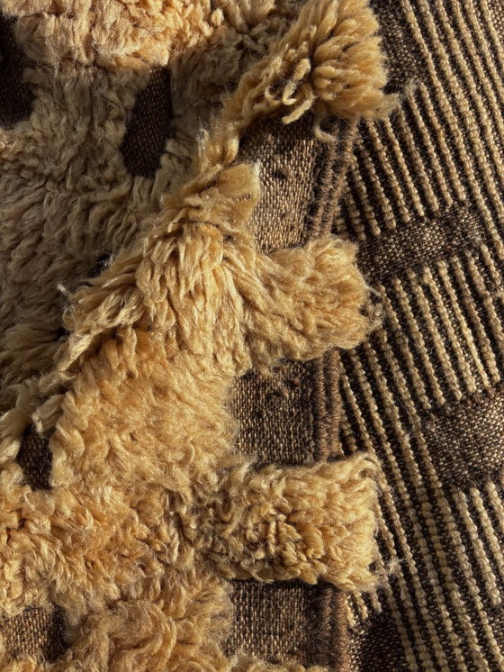 Image 1 of Nieuw handgemaakt Marokkaans Berber Mrirt wollen tapijt