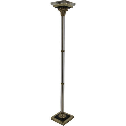 Lampadaire vintage avec lumière verticale, Italie 1970