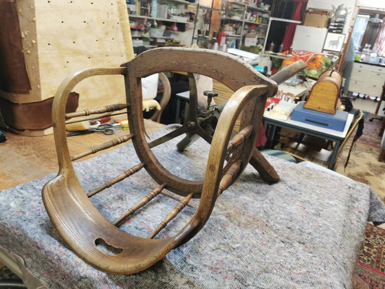 Image 1 of Chaise de bureau ancienne de Heywood Brothers, fin du 19e siècle
