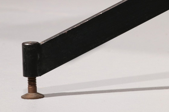 Image 1 of Marble Italy in the Style of Gio Ponti Coffee Table Metal Brass, 1960s