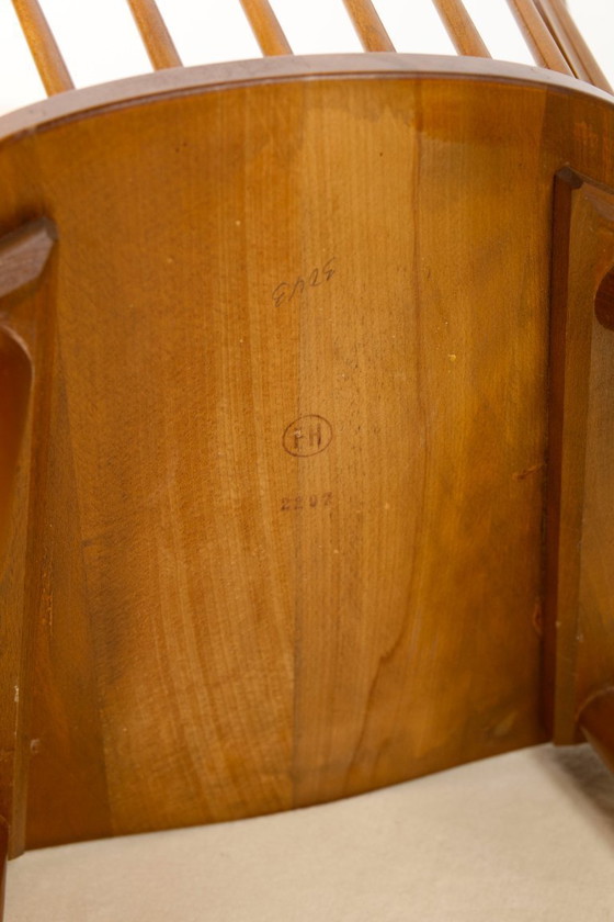 Image 1 of Poltrona con schienale a fuso di Axel O. Larsen, modello 1776 FH, Danimarca, anni '40