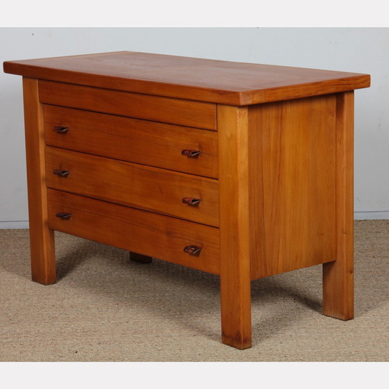 Image 1 of Cassettiera in olmo massello, pubblicata da Maison Regain, 1970