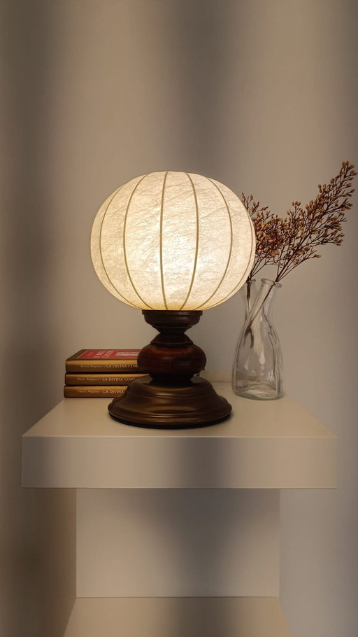 Cocoon D'art lampshade by Agostinelli, vintage 1950s-60s / Made in Italy