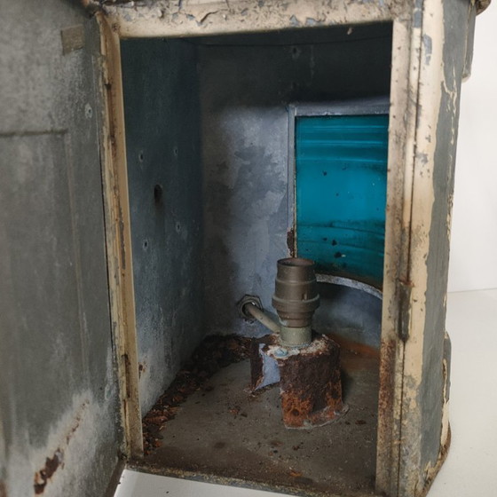 Image 1 of Set vintage di lampade marittime antiche (luce superiore, babordo-tribordo)