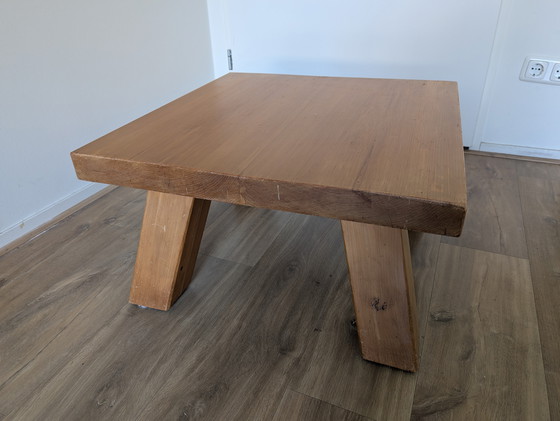 Image 1 of Solid oak coffee table Furniture Factory Oisterwijk 1960s/70s
