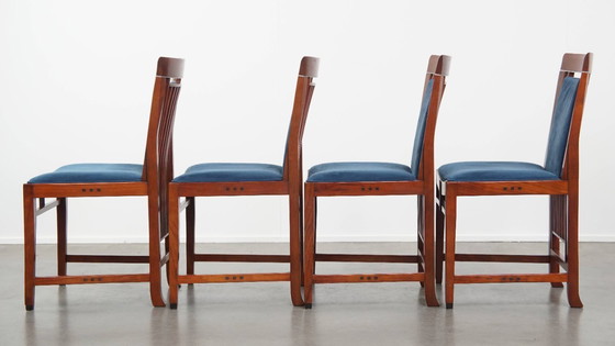 Image 1 of 4x  Art Deco eetkamerstoel van Schuitema uit de Decoforma serie