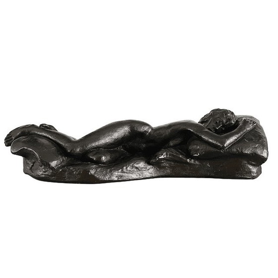 Image 1 of Vintage Peter Sedcole weiblicher Akt, Kaltguss-Bronze-Harzskulptur, 1960er Jahre