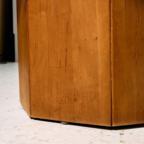 Image 1 of MK10590 Set da pranzo in legno di ontano di Erwin Berghammer per Team 7, Set di 7