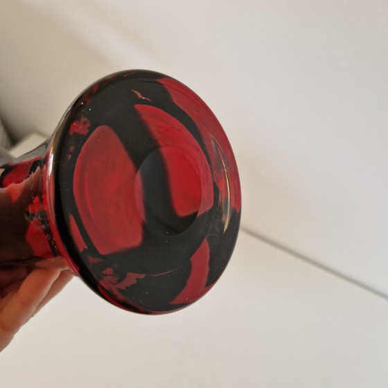 Vintage Glazen Vaas Mondgeblazen Vaas – Vazen, Glass (photo 7 of 11)