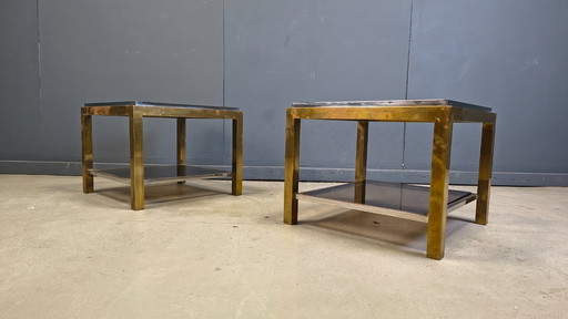 Pair of side tables by Jean Charles, 1970s 