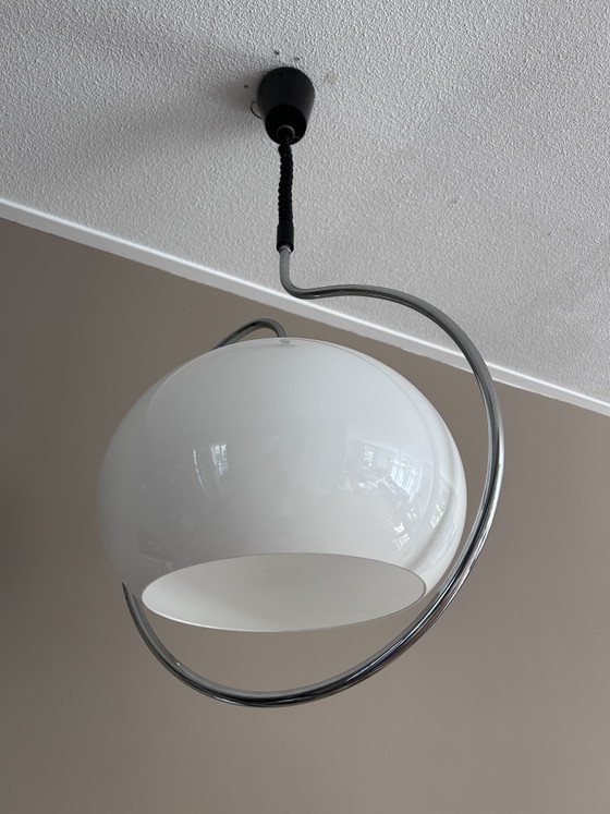 Lampe champignon XL vintage Space Age Dijkstra – Suspensions, Metal, Plastic (photo 4 of 9)