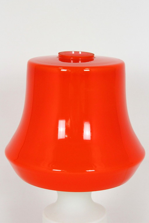 Vintage Glass Table Lamp From Lighting Glass, 1970S